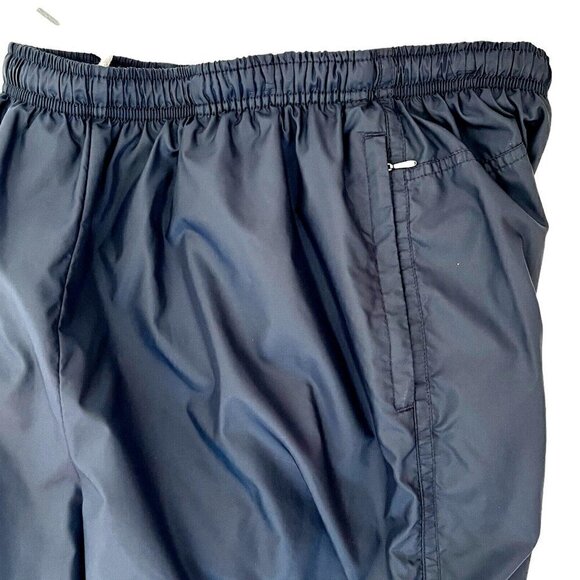 Vtg Y2K Nike Womens Nylon Track Pants12-14 Swoosh Streetwear Hip Hop 80s 90s - Picture 7 of 16